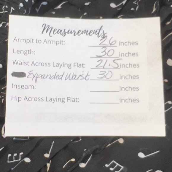 Torrid Music Note Chiffon Top Black White Size 4X Smocked Short Sleeve Blouse - Picture 4 of 12